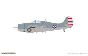 Сборная модель истребитель F4F-3 и F4F-4 Wildcat, MIDWAY комбо (2 в 1)