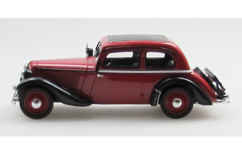 ADLER Trumpf Junior 2 door sedan Leipzig taxi (1934-41), red/black