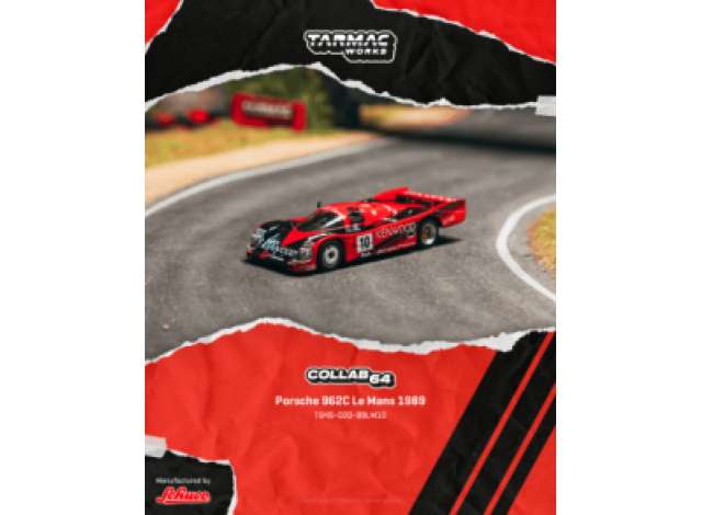 Porsche 962C #10 24h Le Mans, red 1989