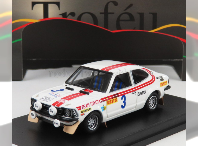 TOYOTA Corolla Levin (night Version) N3 Rally Acropolis (1975) A.warmbold - J.davenport, White Red