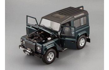 LAND ROVER Defender 90, antree green with black roof