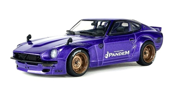 DATSUN 240Z ROCKET BUNNY Coupe (1973), purple metallic