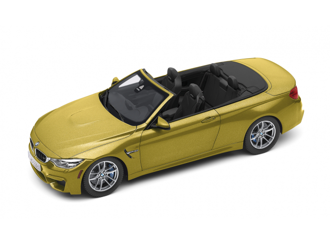 BMW M4 Convertible F83 (2015), yellow metallic