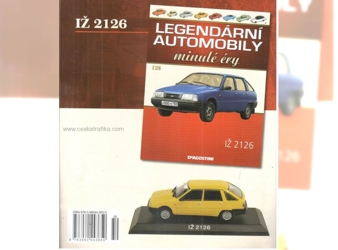 ИЖ 2126, Legendarni automobily minule ery 128