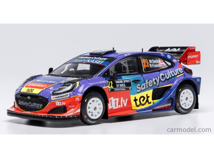 FORD ENGLAND - PUMA RALLY1 TEAM M-SPORT WRT N 22 RALLY SWEDEN 2025 MARTINS SESK - RENARS FRANCIS