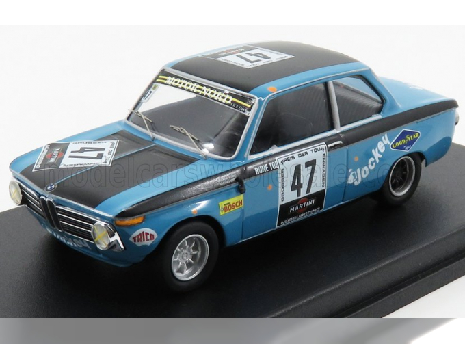 BMW 2002ti №47 Nurburgring (1971) R.Tobiasson - A.Persson, Blue Black