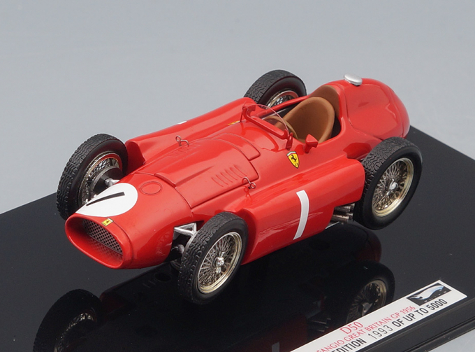 FERRARI F1 D50 N 1 WINNER GP ENGLAND 1956 J-M.FANGIO WORLD CHAMPION