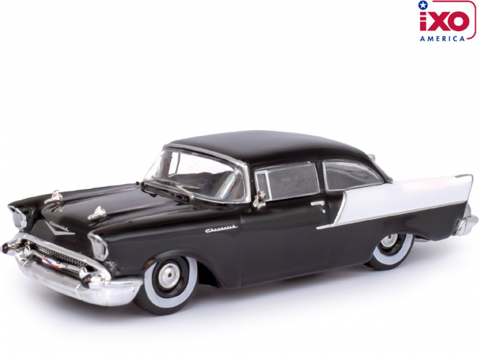 CHEVROLET One-Fifty Sedan (1957), black/white