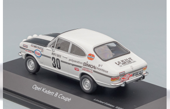 OPEL Kadett B Coupe #30 Rallye 1900 J.Ragnotti (1970), white / black