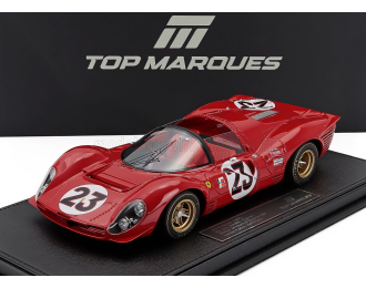 FERRARI 330 P4 4.0l V12 Spider Team Ferrari Spa Sefac №23 Winner 24h Daytona Lorenzo Bandini - Chris Amon (1967), Red