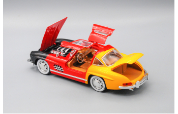 MERCEDES-BENZ W198 300SL Gullwing, флаг, 21 см