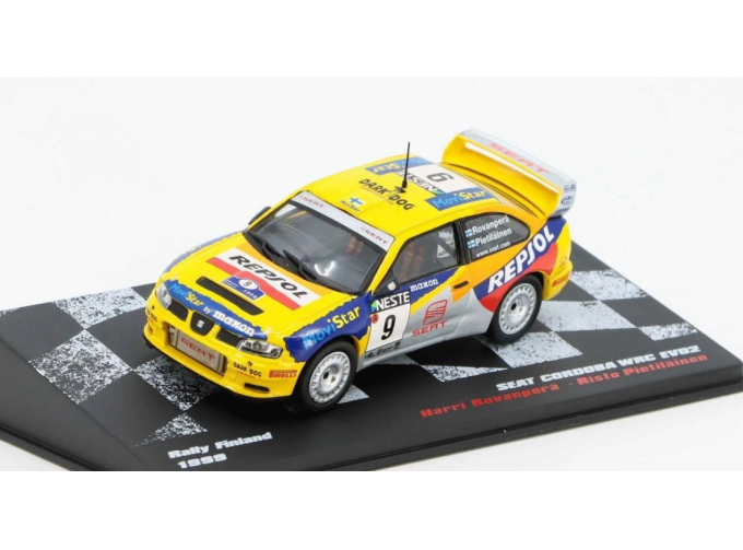 SEAT Cordoba WRC EVO2 #9 1999 Harri Rovanpera-Risto Pietilainen, yellow