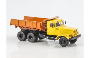 КРАЗ-256Б1, желтый / оранжевый