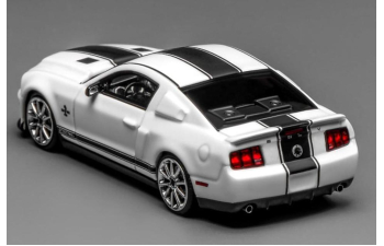 FORD Mustang SHELBY GT500 Super Snake Coupe (2007), white/black