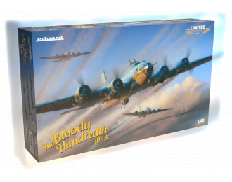 Сборная модель американский бомбардировщик B-17F "The Bloody Hundredth 1943"
