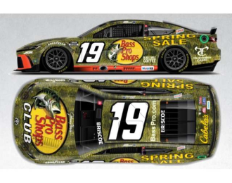 Toyota Camry XSE #19 Chase Briscoe *Bass Pro Shops Spring Fishing Classic*, green/red/yellow 2025