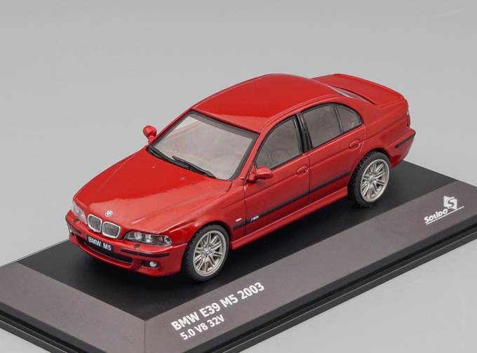 BMW 5-series M5 5.0l V8 32v (e39) (2003), Red