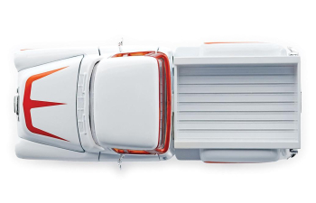 CHEVROLET 3100 Stepside *Kult Klassics* (1955), white/orange
