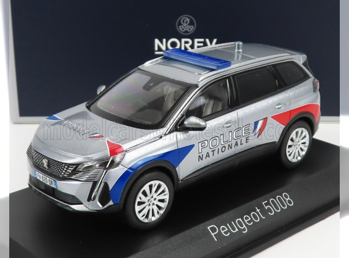 PEUGEOT 5008 GT Police Nationale 2021, silver