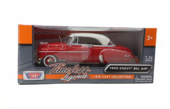 Chevrolet Bel Air 1950, red