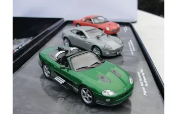 ASTON MARTIN + FORD Thunderbird + JAGUAR XKR Set 3 Cars James Bond 007 «Die Another Day»