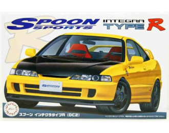 Сборная модель Spoon Integra TypeR (DC2), yellow/black