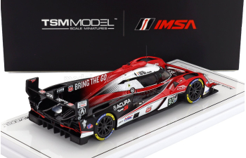 ACURA Arx-06 Gtp 2.4l Twin Turbo V6 Team Meyer Shank Racing N 93 Imsa 12h Sebring (2025) Alex Palou - Renger Van Der Zande - Nick Yelloly, Red White Black