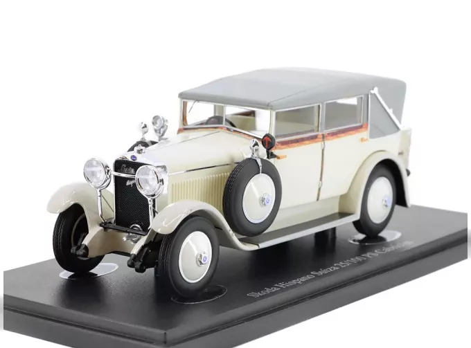 SKODA Hispano Suiza 25/100 PS Cabriolet (1928), beige/ light grey