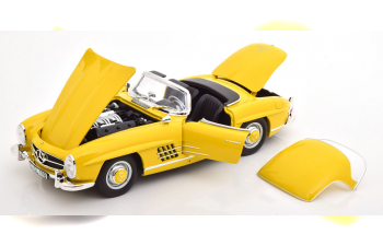 MERCEDES-BENZ 300SL Roadster with removable Hardtop (1957-1963), yellow