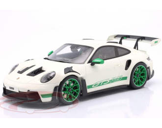PORSCHE 911 (992) GT3 RS 2022 Tribute Carrera RS (2022), white / green
