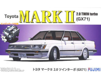 Сборная модель Toyota Mark II 2.0 Twin Turbo GX71 with Window Frame Masking
