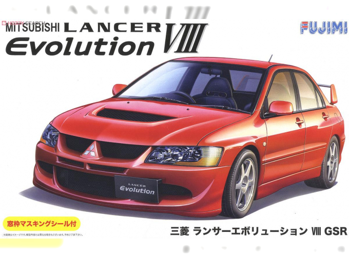 Сборная модель MITSUBISHI Lancer Evolution VIII GSR