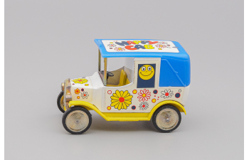 FORD Model T Taxi "Happy Car", white / yellow / blue