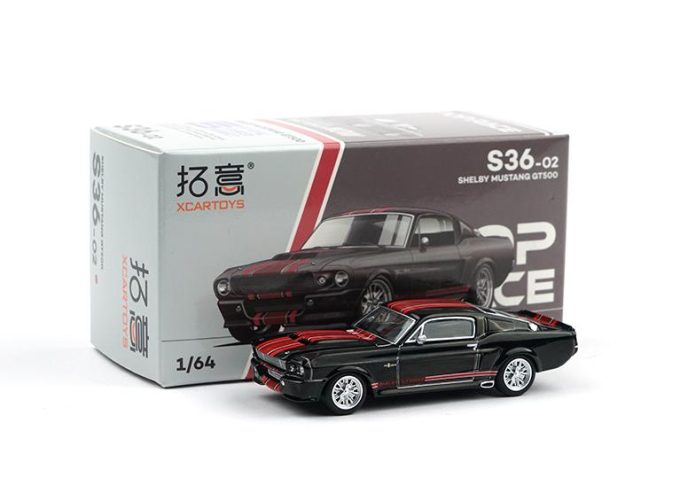 SHELBY Mustang GT500, black / red