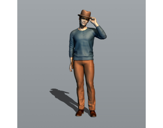 Фигурка 648 Джентельмен 4, окрашенная