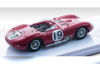 MASERATI 450s 4.5l V8 Team Maserati Factory №19 Winner 12h Sebring (1957) Juan Manuel Fangio - Jean Behra, Red