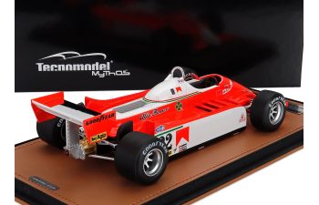 ALFA ROMEO F1 179 №22 Monaco Gp Patrick Depailler (1980), White Red