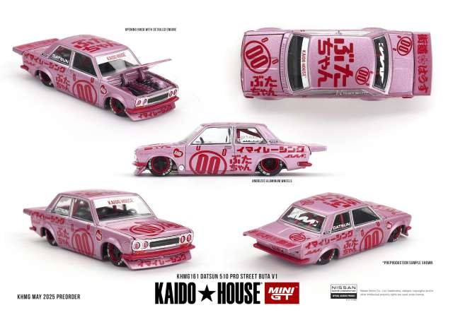Datsun 510 Pro Street Buta V1, pink 1969