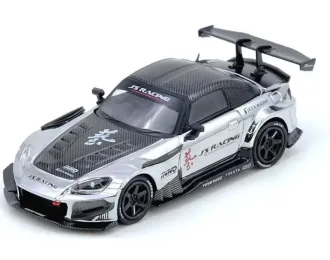 HONDA S2000 J`S Racing Tokyo Auto Salon (2025), chrome silver