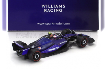 WILLIAMS F1 Fw46 Team Williams Racing №2 Season (2024) Logan Sargeant, 2 Tone Blue