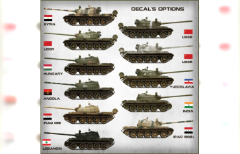 Сборная модель Танк Т-55 SOVIET MEDIUM TANK