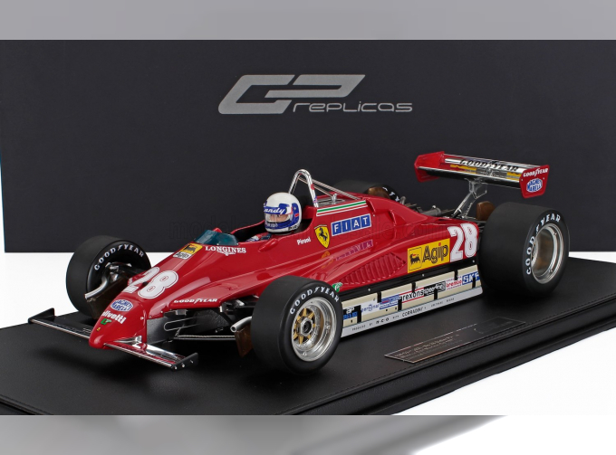 FERRARI F1 126c2 N 28 Winner San Marino Gp (with Pilot Figure) (1982) Didier Pironi, Red