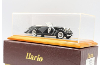 Mercedes-Benz 500K 1935 Cabriolet Saoutchik sn123696 open top, Black/Grey