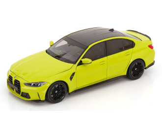 BMW M3 G80 Saloon (2024), light green black
