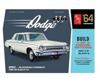 Сборная модель Dodge 330, plastic modelkit 1964
