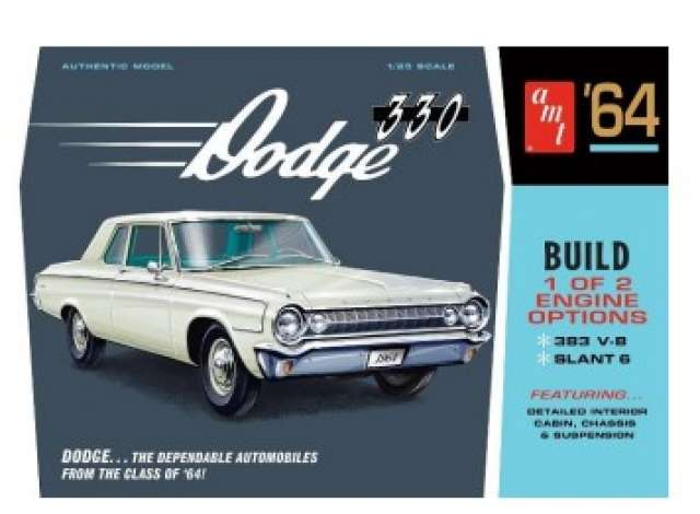 Сборная модель Dodge 330, plastic modelkit 1964