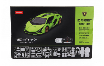 Сборная модель RC LAMBORGHINI Sian Fkp 37 Hybrid (2020), Ligh Green Met