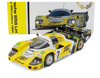 PORSCHE 956l Turbo Team Newman Joest Racing №7 Winner 24h Le Mans (1984) Klaus Ludwig - Henri Pescarolo - Stefan Johansson, Yellow Black
