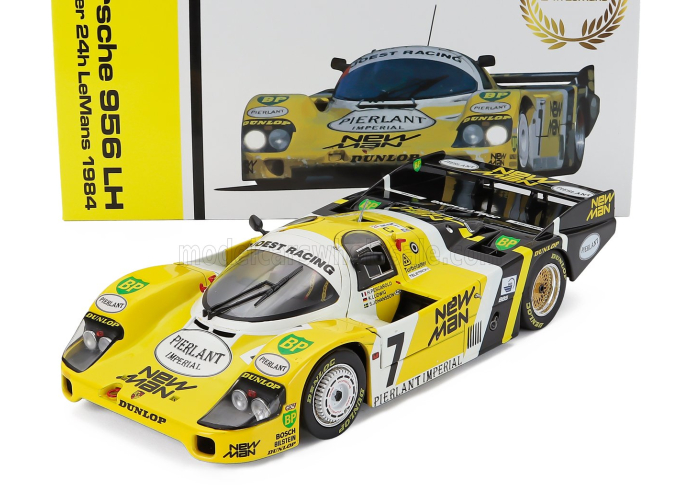 PORSCHE 956l Turbo Team Newman Joest Racing №7 Winner 24h Le Mans (1984) Klaus Ludwig - Henri Pescarolo - Stefan Johansson, Yellow Black