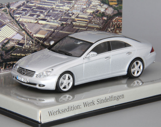 MERCEDES-BENZ CLS-Class C219 Coupe Sindelfingen production plant edition, silver